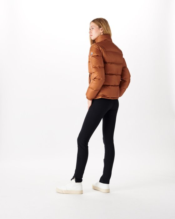 Jott New In Extreme Cold Quilted Down Jacket Caramel Cardiff
