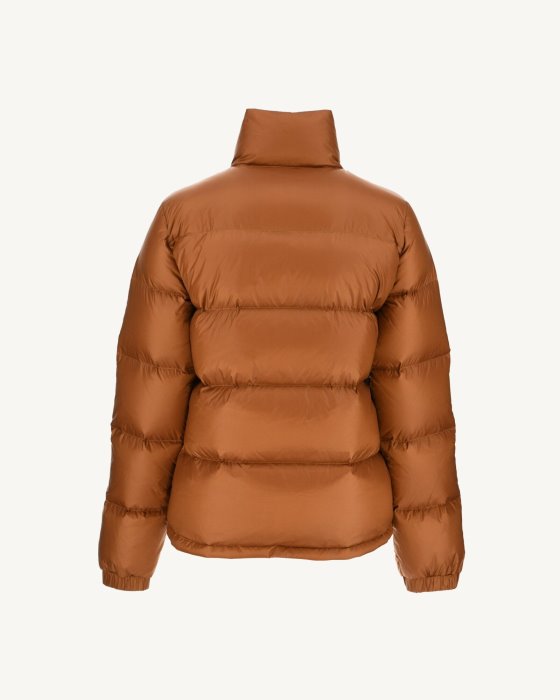 Jott New In Extreme Cold Quilted Down Jacket Caramel Cardiff