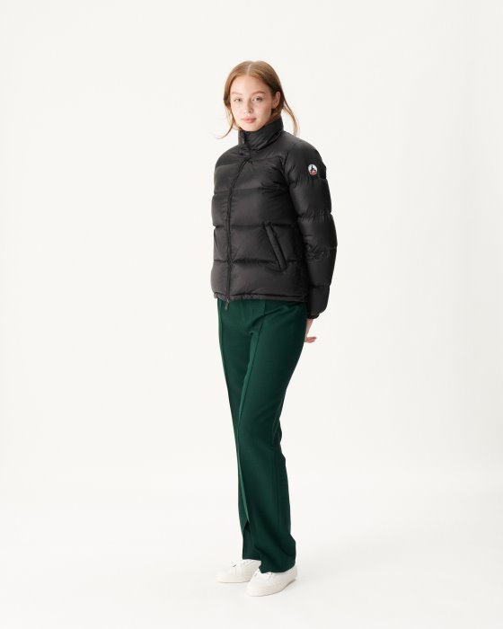 Jott New In Extreme Cold Quilted Down Jacket Noir Cardiff