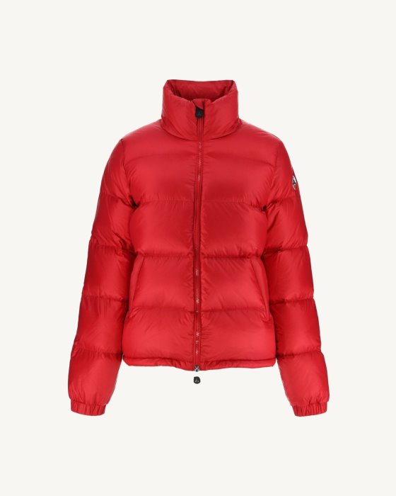 Jott New In Extreme Cold Quilted Down Jacket Rouge Cardiff