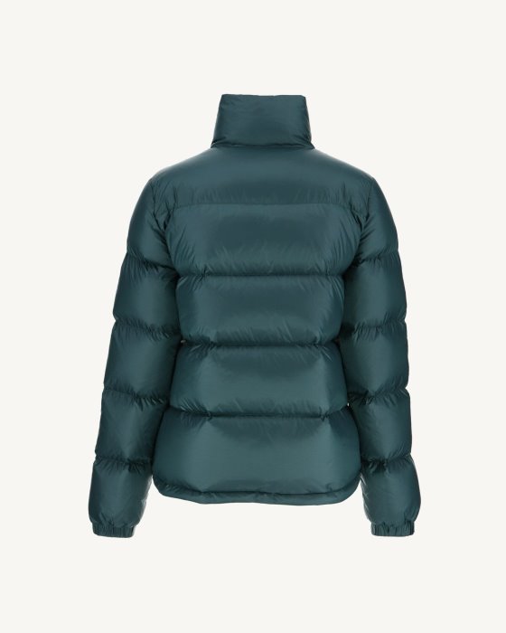 Jott New In Extreme Cold Quilted Down Jacket Vert Fonce Cardiff