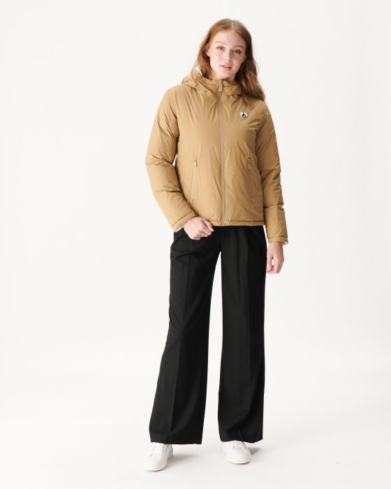 Jott New In Extreme Cold Reversible Down Jacket Beige/Ecru Victoria