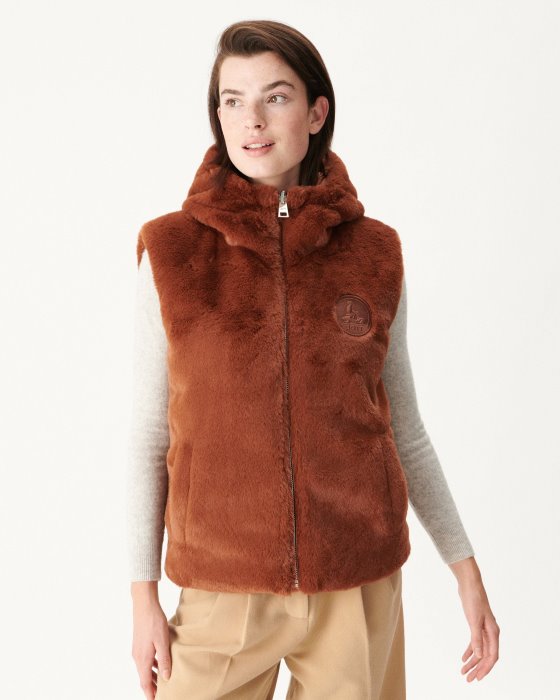 Jott New In Extreme Cold Reversible Down Jacket Caramel Daria
