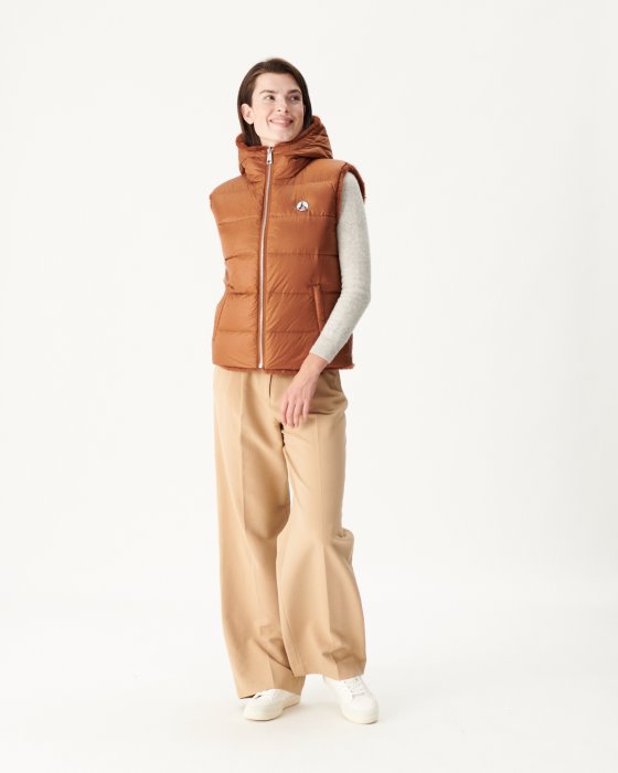 Jott New In Extreme Cold Reversible Down Jacket Caramel Daria
