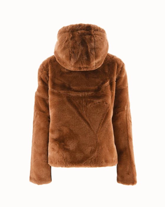 Jott New In Extreme Cold Reversible Down Jacket Caramel Gala