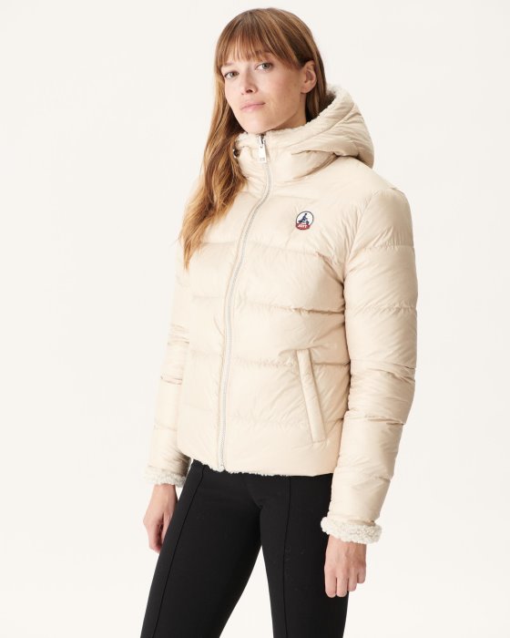 Jott New In Extreme Cold Reversible Down Jacket Naturel Gala