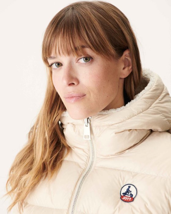 Jott New In Extreme Cold Reversible Down Jacket Naturel Gala