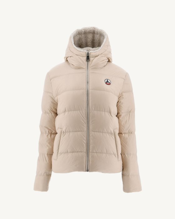Jott New In Extreme Cold Reversible Down Jacket Naturel Gala