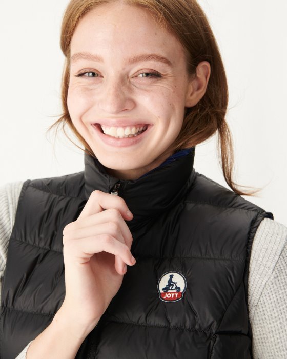 Jott New In Extreme Cold Sleeveless Down Jacket Noir Sab