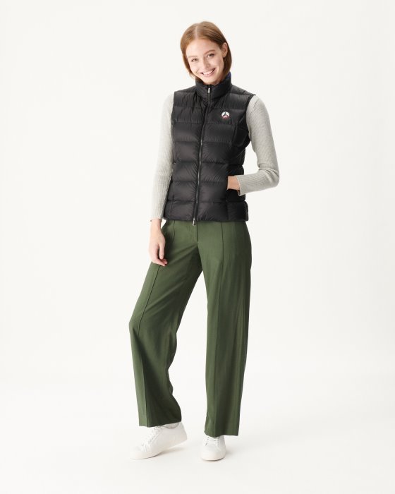 Jott New In Extreme Cold Sleeveless Down Jacket Noir Sab
