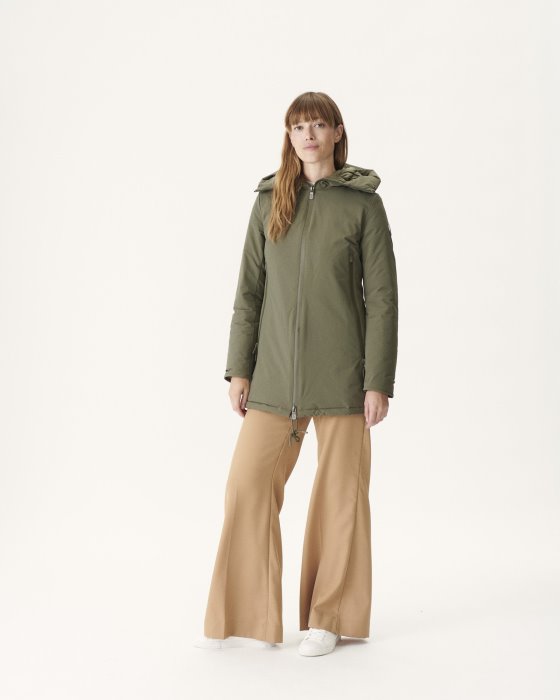 Jott New In Hooded Down Jacket Army Siberie
