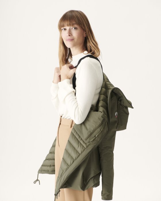 Jott New In Hooded Down Jacket Army Siberie
