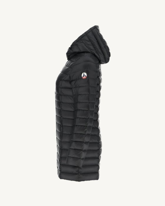 Jott New In Hooded Down Jacket Noir Nour