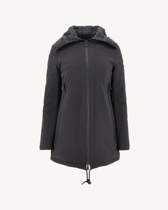 Jott New In Hooded Down Jacket Noir Siberie