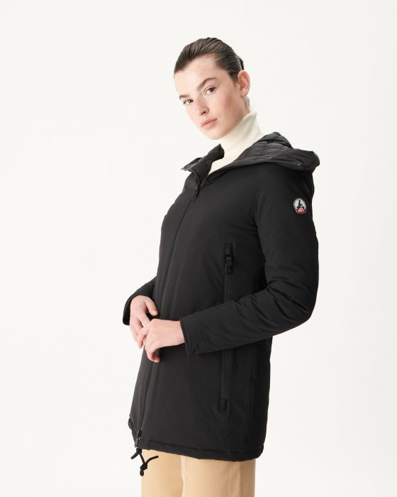 Jott New In Hooded Down Jacket Noir Siberie