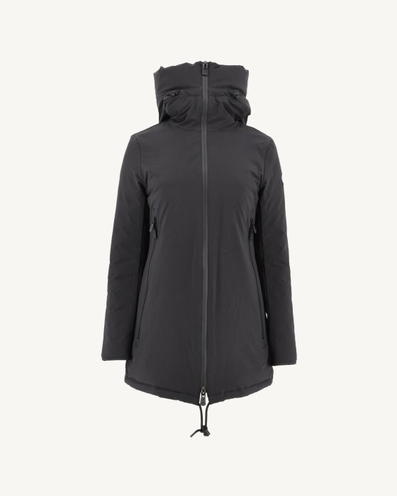 Jott New In Hooded Down Jacket Noir Siberie