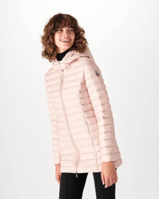Jott New In Hooded Down Jacket Rose Pale Nour