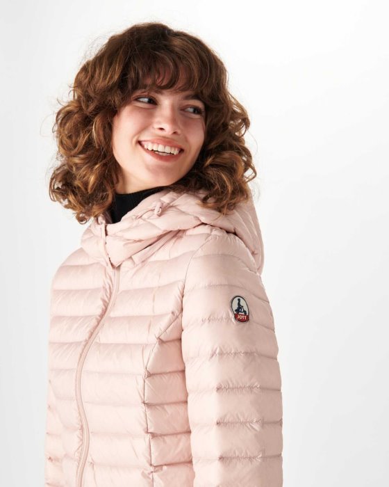Jott New In Hooded Down Jacket Rose Pale Nour