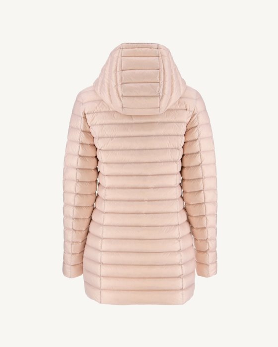 Jott New In Hooded Down Jacket Rose Pale Nour