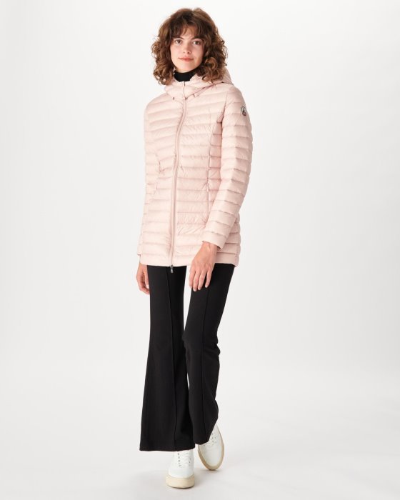 Jott New In Hooded Down Jacket Rose Pale Nour