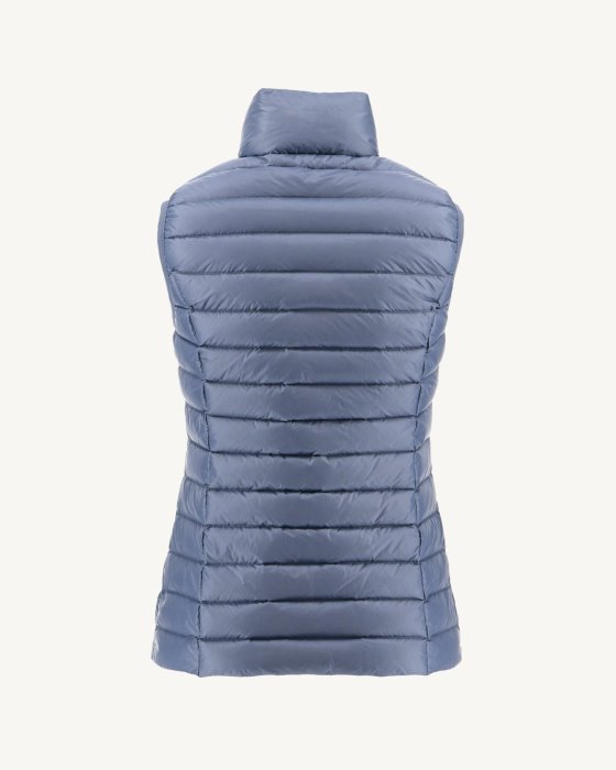 Jott New In Light Sleeveless Down Jacket Blue Delave Seda