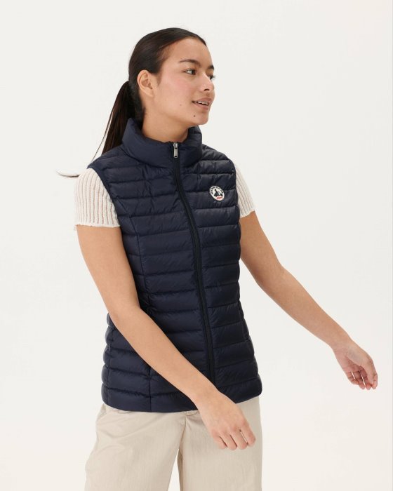 Jott New In Light Sleeveless Down Jacket Marine Seda