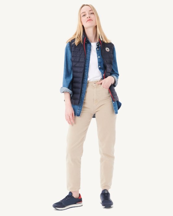 Jott New In Light Sleeveless Down Jacket Marine Seda