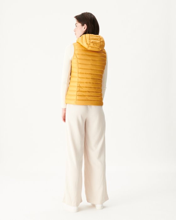 Jott New In Light Sleeveless Down Jacket Moutarde Mali