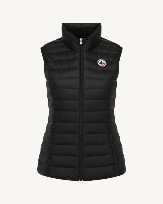 Jott New In Light Sleeveless Down Jacket Noir Seda