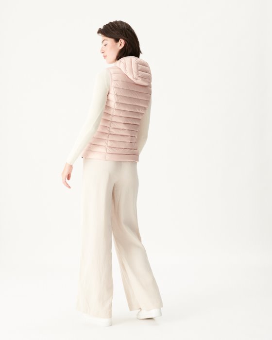 Jott New In Light Sleeveless Down Jacket Rose Pale Mali