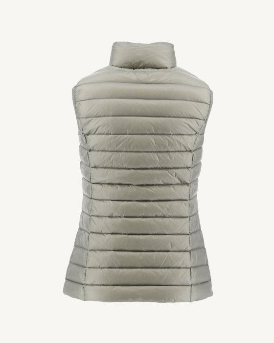 Jott New In Light Sleeveless Down Jacket Sauge Seda