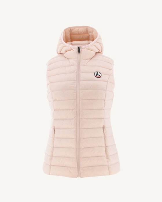 Jott New In Light Sleeveless Down Jacket Soft Pink Mali