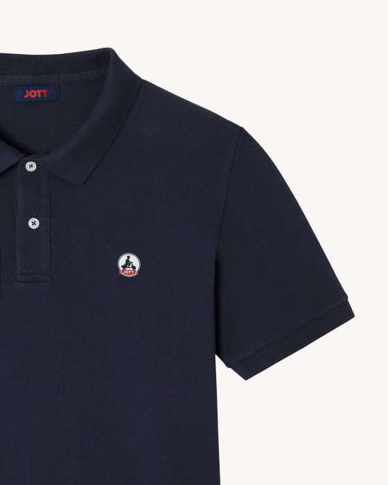 Jott New In Marine Polo Shirt Cherburg