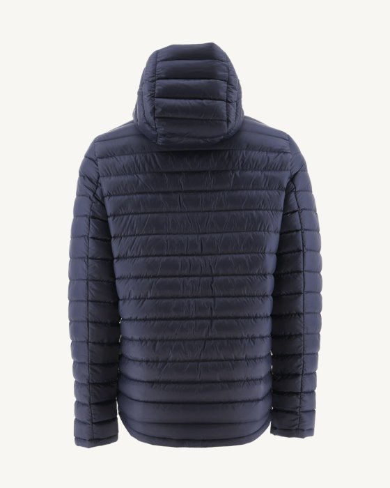 Jott New In Marine Reversible Hooded Puffer Jacket Bergen