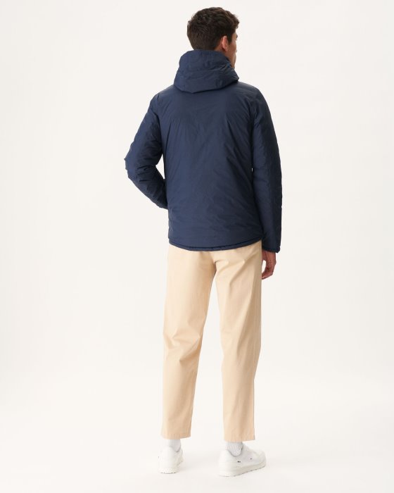 Jott New In Marine Reversible Hooded Puffer Jacket Bergen