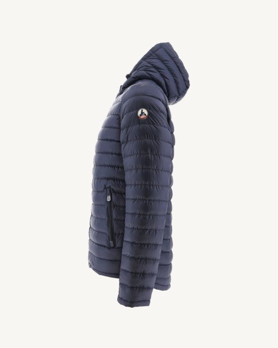 Jott New In Marine Reversible Hooded Puffer Jacket Bergen
