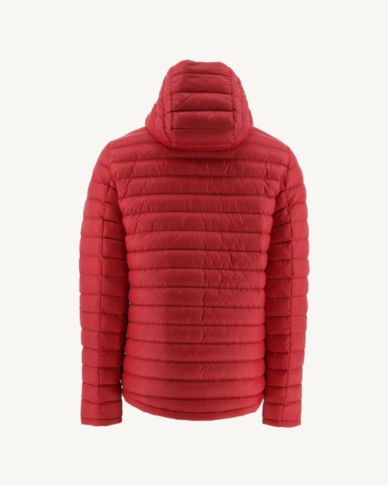 Jott New In Marine/Rouge Reversible Hooded Puffer Jacket Bergen
