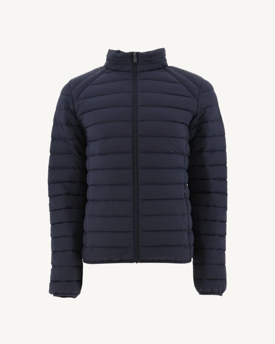Jott New In Navy Aragon Lightweight Stretch Puffer Jacket