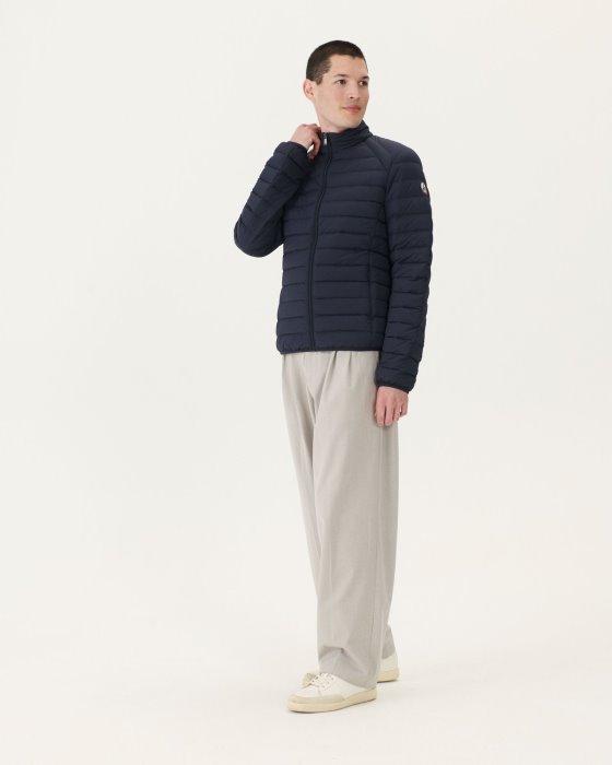 Jott New In Navy Aragon Lightweight Stretch Puffer Jacket