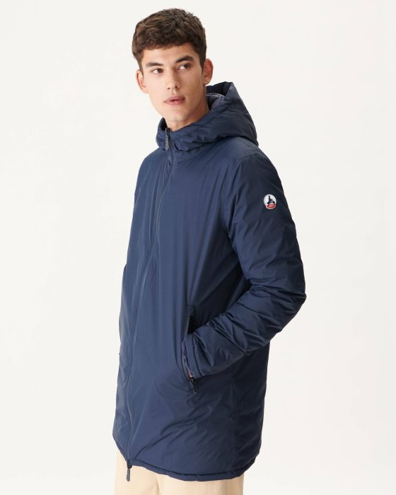 Jott New In Navy Reversible Light Puffer Jacket Amsterdam