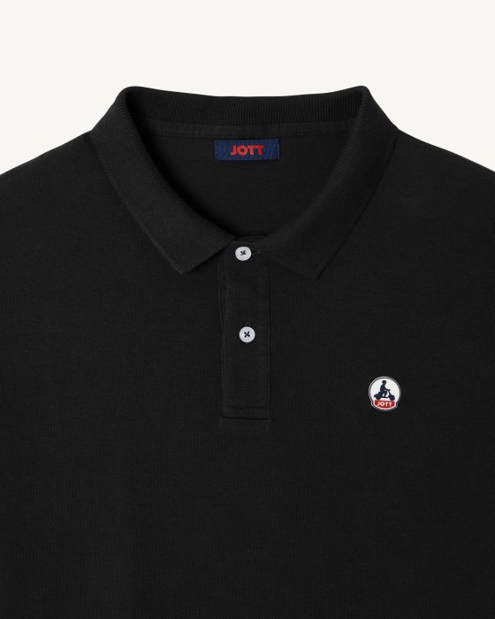 Jott New In Noir Polo Shirt Cherburg