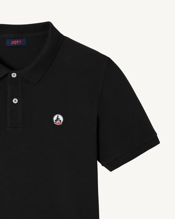 Jott New In Noir Polo Shirt Cherburg