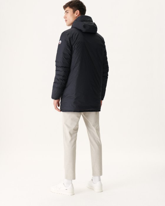 Jott New In Noir/Beige Reversible Light Puffer Jacket Amsterdam