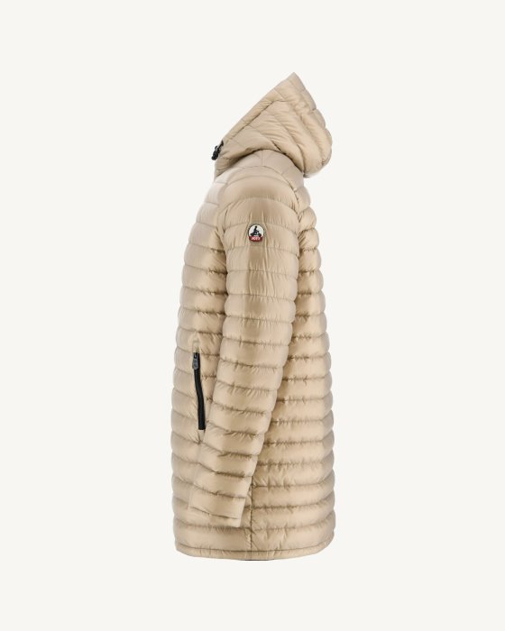 Jott New In Noir/Beige Reversible Light Puffer Jacket Amsterdam