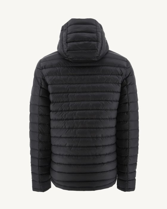 Jott New In Print Militaire/Noir Reversible Hooded Puffer Jacket Bergen