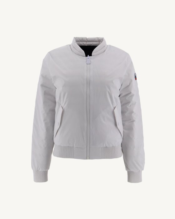 Jott New In Reversible Down Jacket Blanc/Marine Hanoi