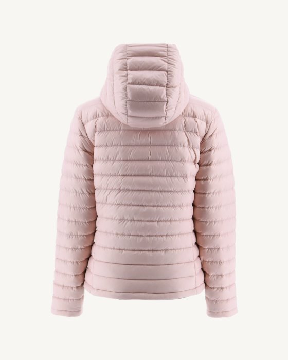 Jott New In Reversible Down Jacket Noir/Rose Pale Vienna