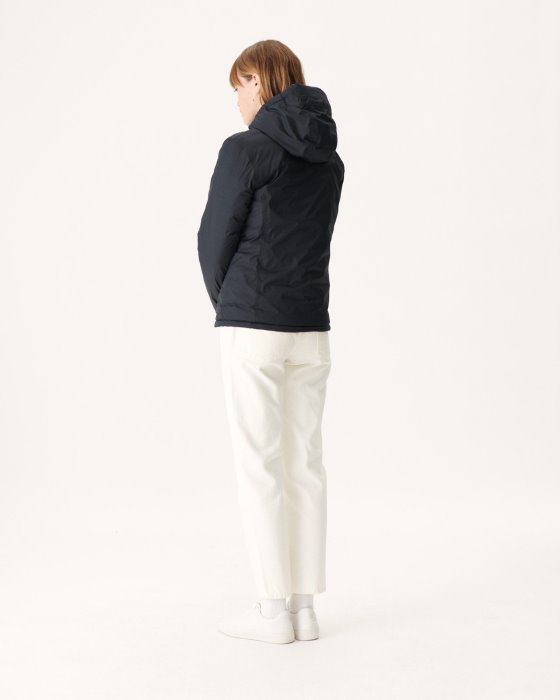 Jott New In Reversible Down Jacket Noir/Rose Pale Vienna