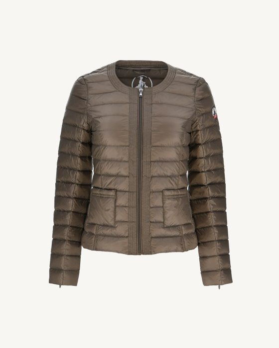 Lightweight Down Jacket Taupe Douda Jott New In