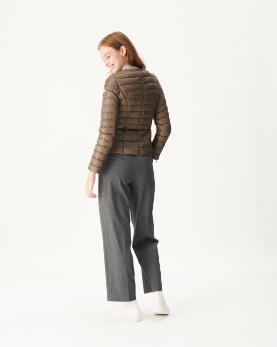 Lightweight Down Jacket Taupe Douda Jott New In